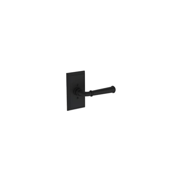 Baldwin Residential Door Levers Half Dummy Right Hand Satin Black HDDUNHFR190 - main