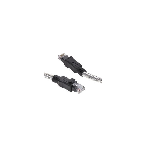 Cable Wholesale Armored Cat6a Copper Ethernet Cable, Anti-Rodent, 10 Gigabit, 24AWG, POE Compliant, 500MHz, POE 13X6-60175 - main