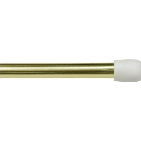 Kenney Mfg KN6313 Spring Tension Rod, 716 in Dia, 28 to 48 in L, Metal, Brass KN631/3NP - main