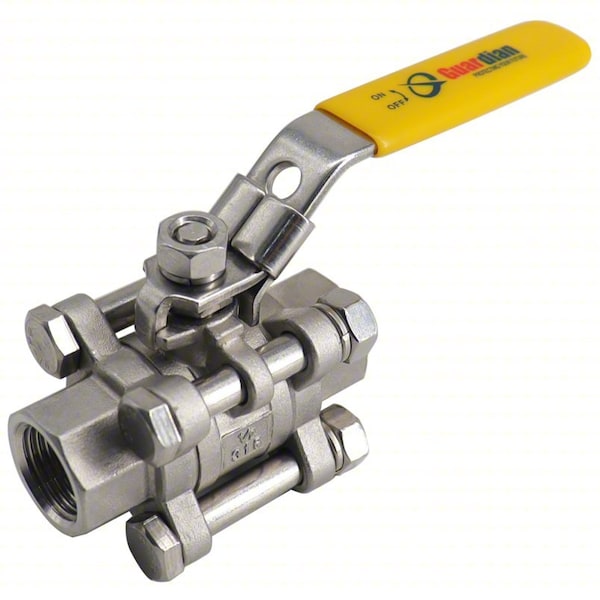 Zoro Select Manual 2-Way Ball Valve, NPT, 316 SS 06Q031N04010 - main