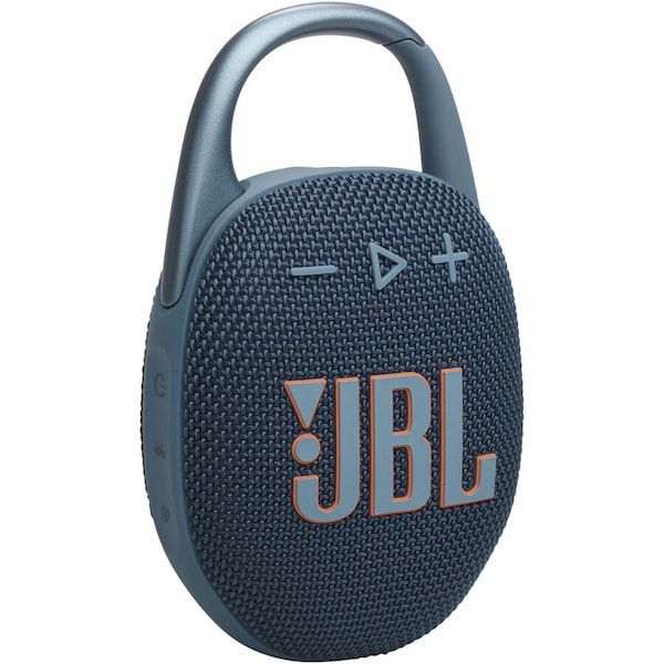 Jbl Portable Speaker with Bluetooth, built-in battery, waterproof and dustproof feature JBLCLIP5BLUAM - main