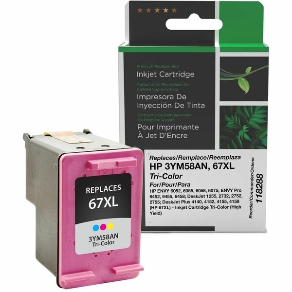 Clover Imaging Group Imaging Remanufactured High Yield Tri-Color Ink Cartridge 118288 - main