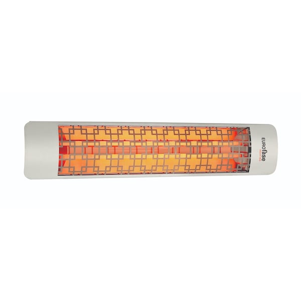 Eurofase SS 39in Dual Element 4000W 208V Heater, Stainless Steel, Brix Decor Plate EF40208S5 - main