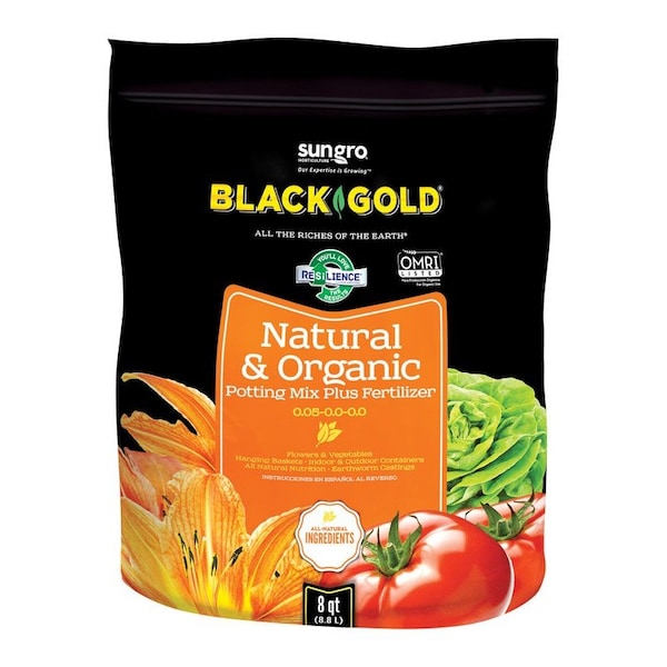 Black Gold Organic All Purpose Potting Mix 8 qt 1402040.Q08P - main