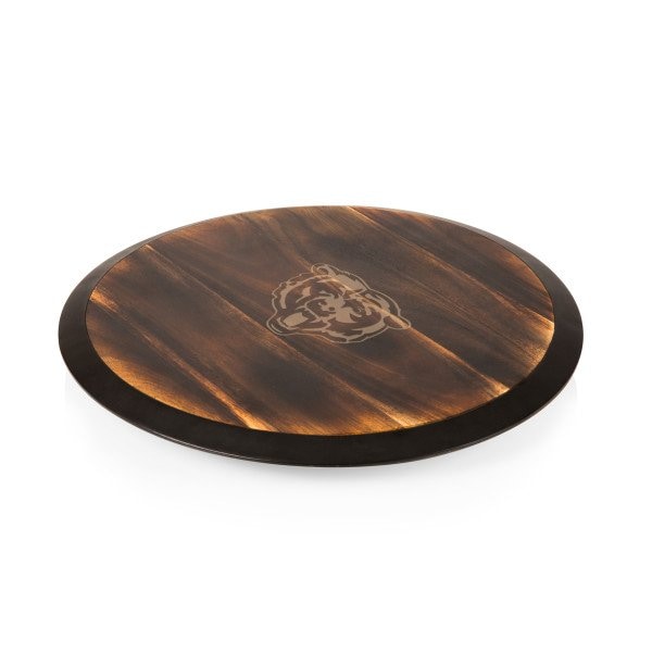 Picnic Time Family Of Brands Chicago Bears - Lazy Susan Serving Tray, (Fire Acacia Wood) 827-18-513-063-2 - main