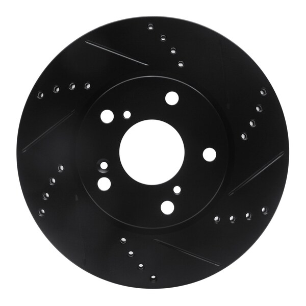 Dynamic Friction Co DFC Brake Rotor - Drilled and Slotted - Black 633-59061R - main