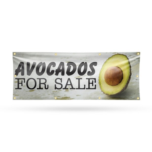 Signmission Avocados for Sale, 36 Inch x 96 Inch, Vinyl Banner B-96-30474 - main
