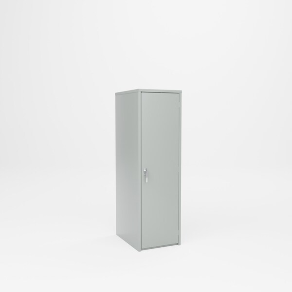 Pucel Narrow Storage Cabinet, 4 Adjustable Shelves, 18 in W x 60 in H x 24 in D, Gray HDSC-1860-24-4 - main