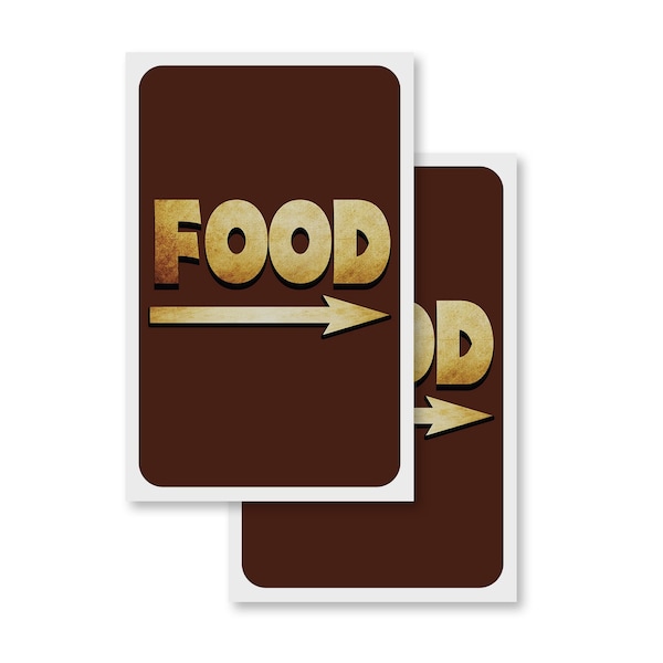 Signmission Exit Sign, Vinyl Decal, 36 in W, 24 in H DSB-2436-2PACK-30374 - main