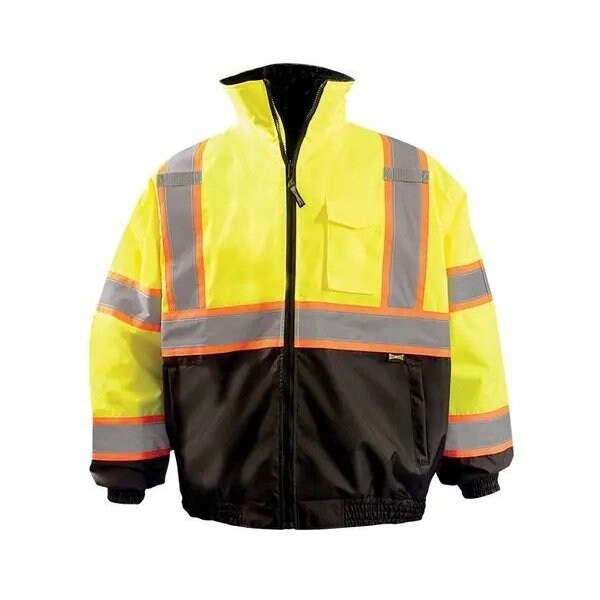 Occunomix Bomber, Polyester w PU Coating, Yellow, 5XL LUX-350-B2XY-5X_CANARA_05 - main