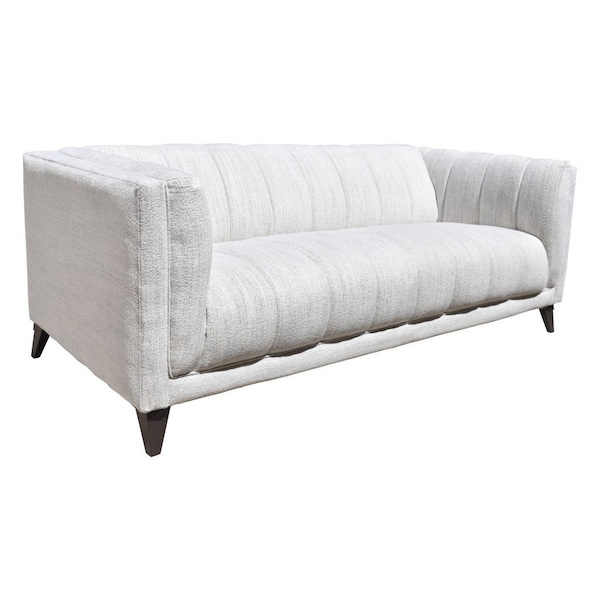 Homeroots 79" White Polyester Sofa 557025 - main
