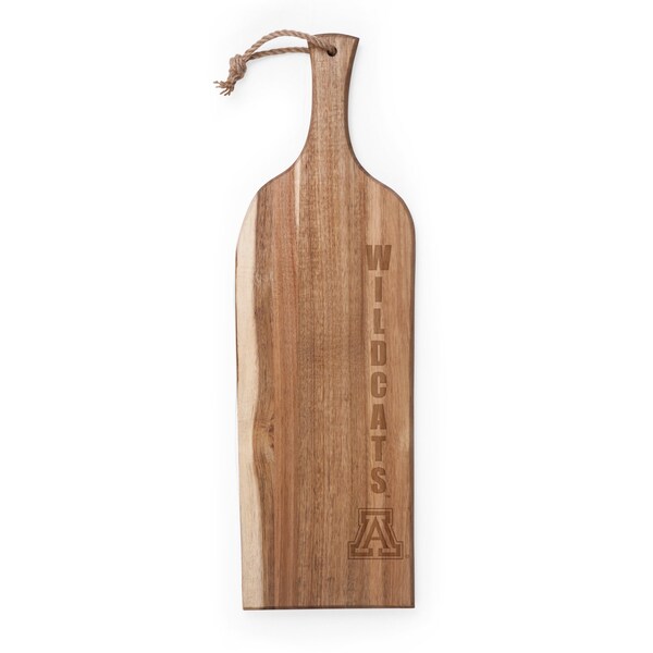 Picnic Time Family Of Brands NCAA Arizona Wildcats Artisan 24 Acacia Charcuterie Board with Raw Wood Edge 892-00-512-013-0 - main