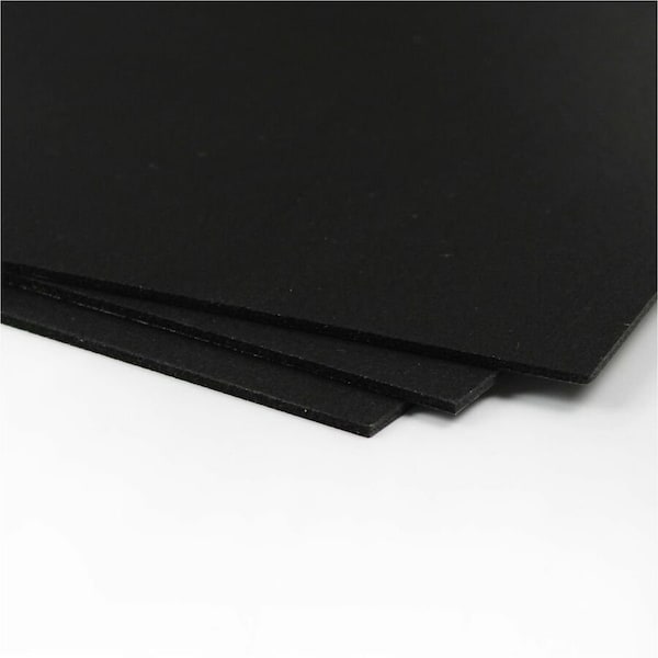 Floortex CraftTex Black Pack of 6 Bubbalux - Letter Size FPBU118BK2 - main