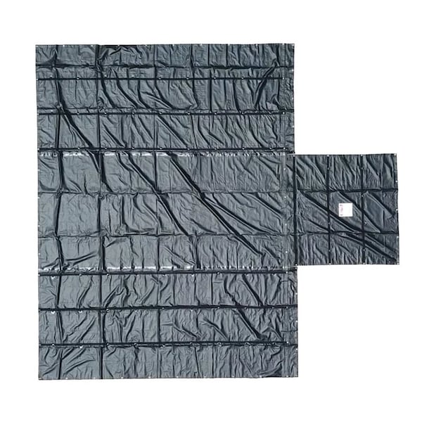 Mytee Products Heavy Duty 18oz Steel Tarp 16ft x 27ft with Flap - Stainless Steel D-Rings LT4FT-SS - main