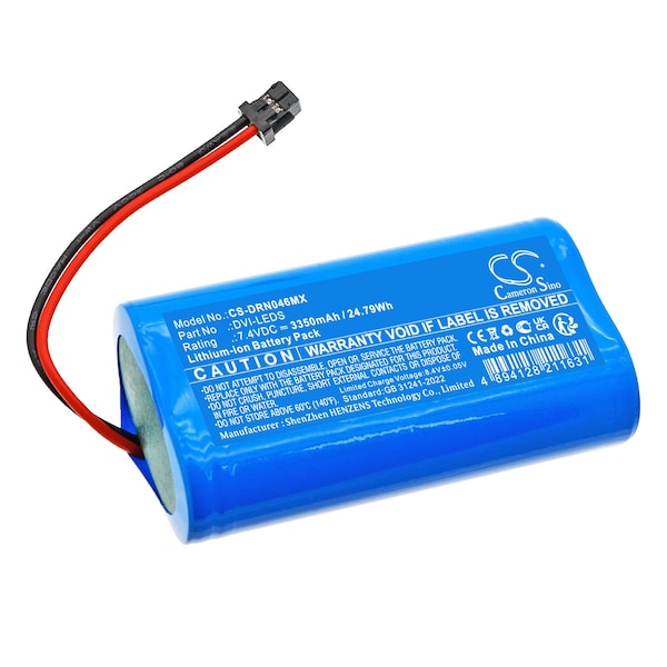 Ilc 3S Vision LED Daylite Replacement 7.4V 3.35AH Battery LED DAYLITE BATTERY 3.35 AH - main