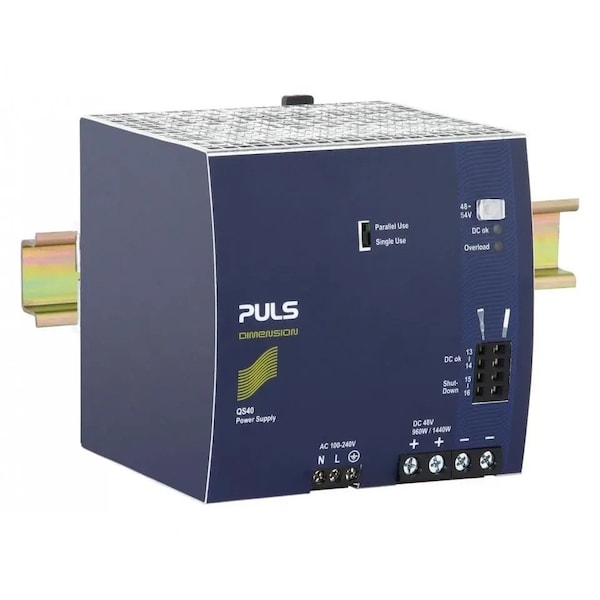 Puls Din Rail Power Supplies for 1-Phase System, 48V, 20A QS40.481 - main