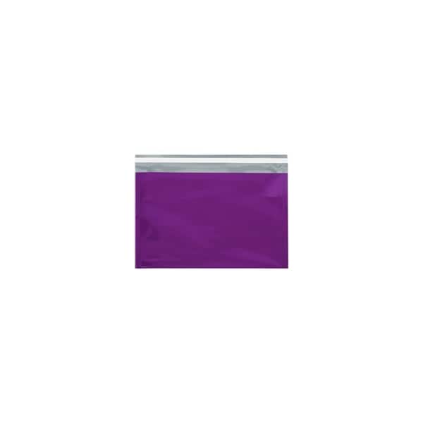Bubblefast 250-9 1/2 x 12 3/4'' Purple Metallic Glamour Mailers, 250PK BFGFM0912PL - main