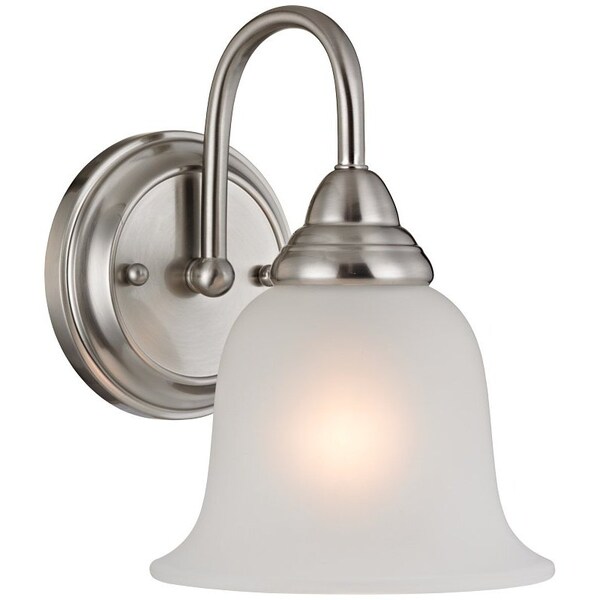 Boston Harbor Boston Harbor LYB130928-1VL-BN Wall Sconce, CFL Lamp, Brushed Nickel LYB130928-1VL-BN - main