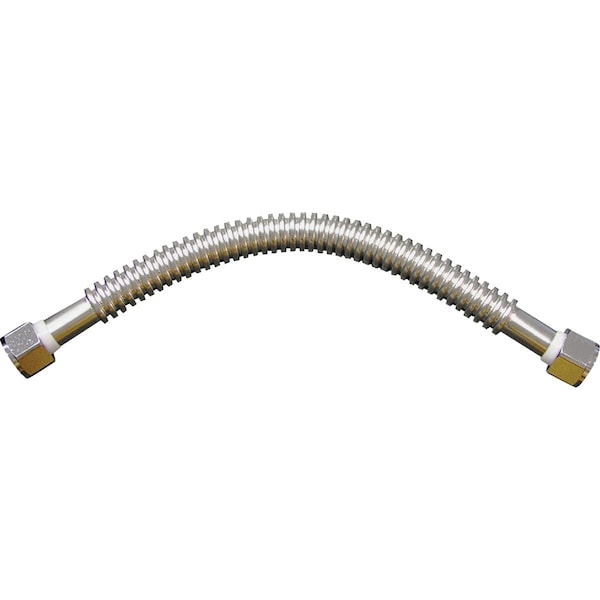 Proline Series ProLine 3/4'' FIP x 3/4'' FIP x 24'' Stainless Steel Corrugated Water Connector W034SS101024 - main