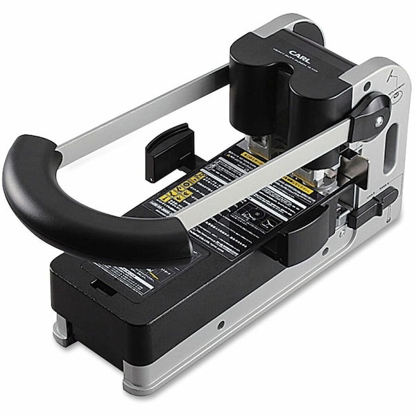 Carl Mfg Extra Heavyduty Twohole Punch, Black CUI62300 - main