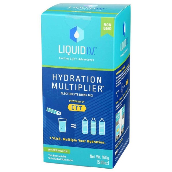 Liquid I.V. Hydration Multiplier Watermelon Electrolyte Drink Mix, 5.65 Ounce LVM1008 - main