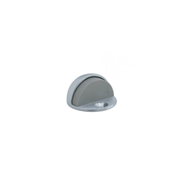 Ives Floor Dome Stop, Heavy Duty Cast with Gray Bumper, 626/US26D Satin Chrome FS13 US26D - main