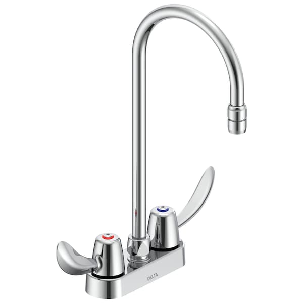 Delta Commercial 27C4 / 27C5 / 27C6 4 In Cast Deckmount In Chrome 27C4942-R6 - main