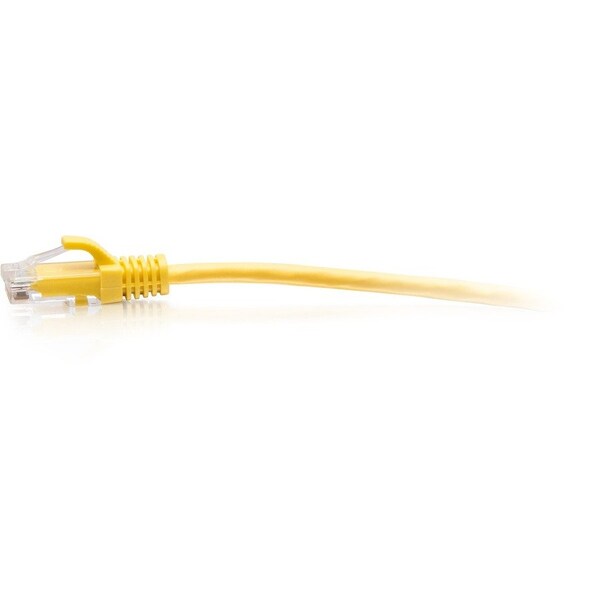 C2G 5FT/1.5M CAT6A SLIM PATCH 28AWG YELLOW C2G30169 - main