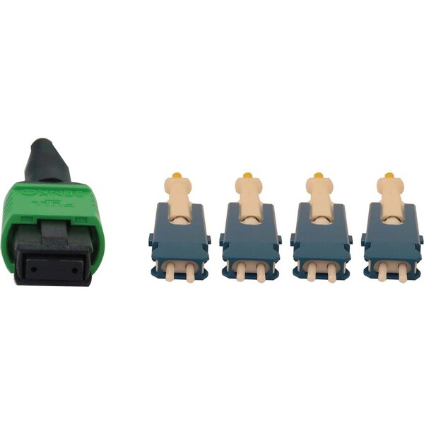Eaton Tripp Lite Series 40/100/400G Singlemode 9/125 OS2 Breakout Fiber Optic Cable 12F N390-01M-4S-AP - main