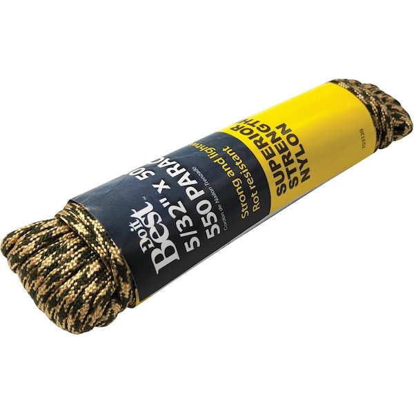 Do It Best 550 5/32'' x 50 Ft. Camouflage Nylon Paracord 703120 - main