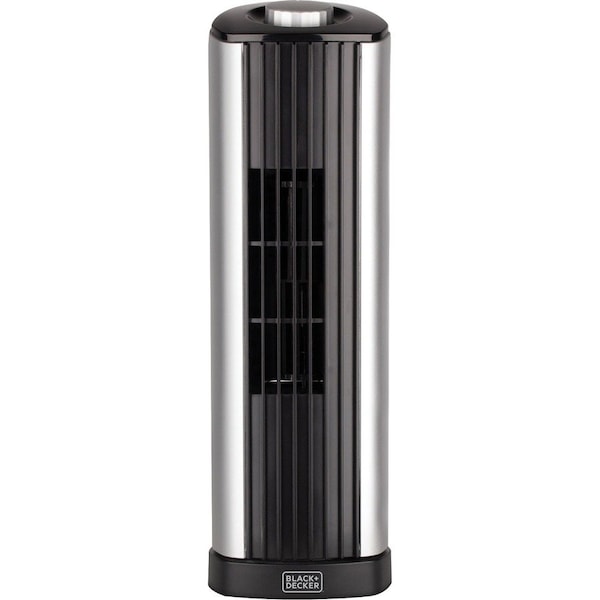 Black & Decker Mini Tower Fan - Quiet Oscillating Stand up 14'' Desk Fans BFT114 - main