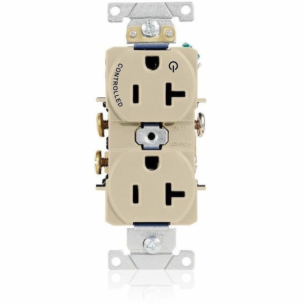 Leviton Duplex Receptacle/Oultet, 20 Amp 5362-S1I - main