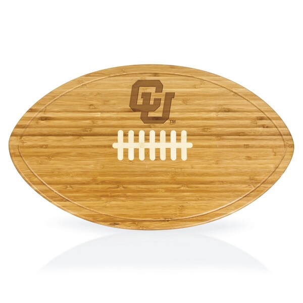 Picnic Time Family Of Brands NCAA Colorado Buffaloes Kickoff Football Cheese Board - Novelty Charcuterie Board 908-00-505-123-0 - main