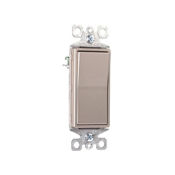 Legrand radiant Paddle Switch, 15 A, 120/277 VAC, Push Wire, Side Wire Terminal, Nickel TM870NICC10 - main