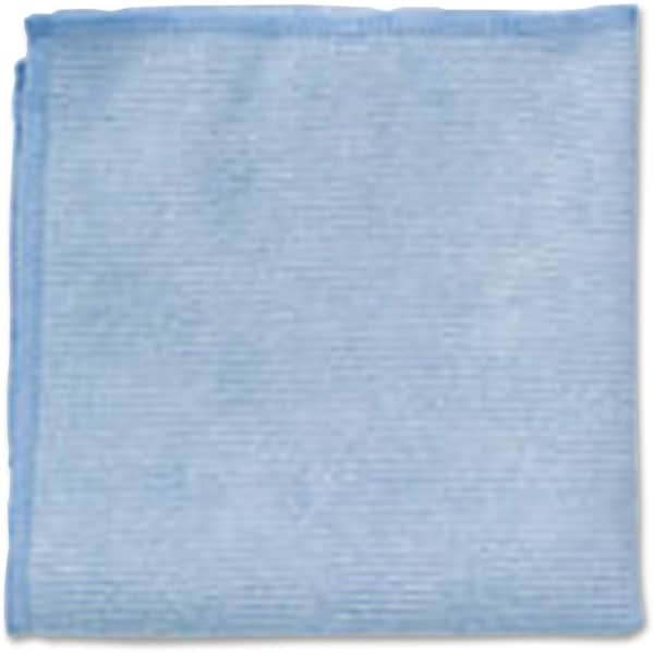 Rubbermaid Commercial Microfiber Cleaning Cloths, 16 x 16, Blue, PK24 1820583 - main
