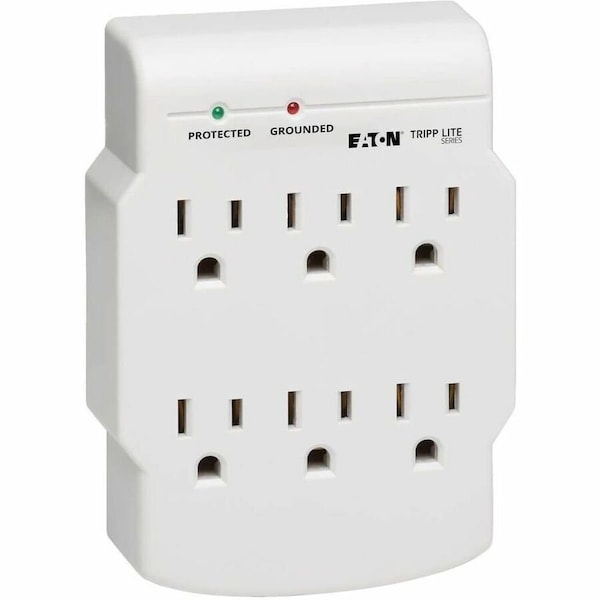 Tripp Lite 6-OUTLET LOW-PROFILE SURGE PROTECTOR, DIRECT PLUG-IN, 540 JOULES, DIAGNOSTIC LED SK6-0/SPIKEBLOK - main