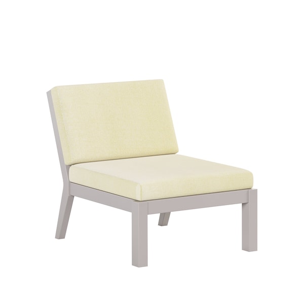 Polybird BREEZE DEEP SEAT SECTIONAL PIECE CENTER CHAIR SAND POLYBIRD P103-SN-CACA - main