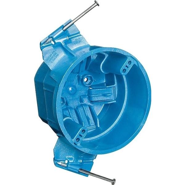 Carlon Ceiling Box, 4 in W, 4 in D, 3 in H, 1-Gang, PVC, Blue BH525A-UPC - main