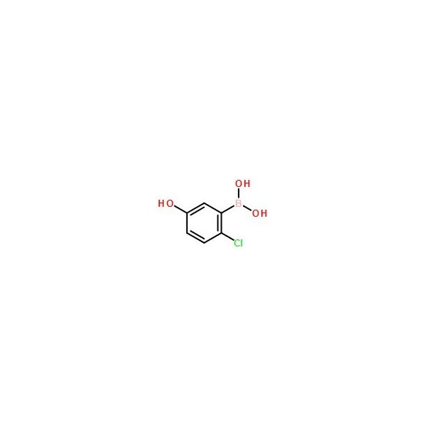 Ak Scientific 2-Chloro-5-hydroxyphenylboronic acid (100mg), CAS 913835-71-9 V9023-100mg - main