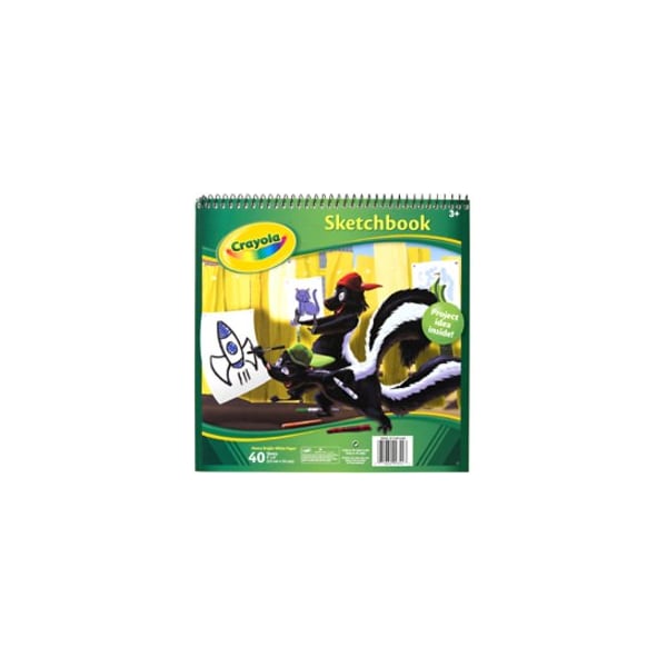 Crayola Kids Sketchbook, 40 Pages, PK12 993404 - main