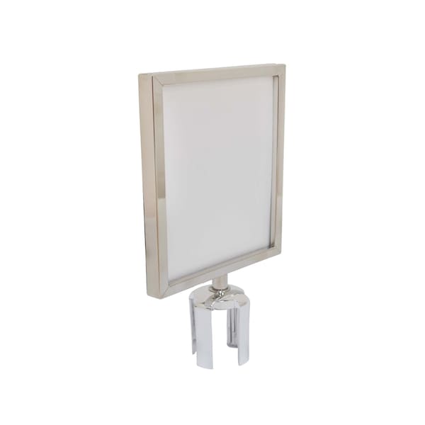 Showdown Displays Belt Barrier Sign Holder Hardware - Chrome 280143-CHRO - main