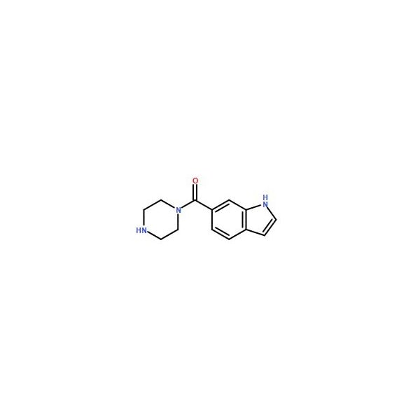 Ak Scientific (1H-Indol-6-yl)(piperazin-1-yl)methanone (5g), CAS 633322-11-9 9640AB-5g - main