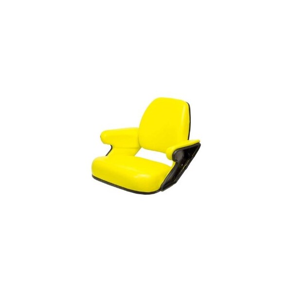 Uni Pro John Deere 40 4-Piece Seat Top Assembly, Yellow Vinyl 7896 - main