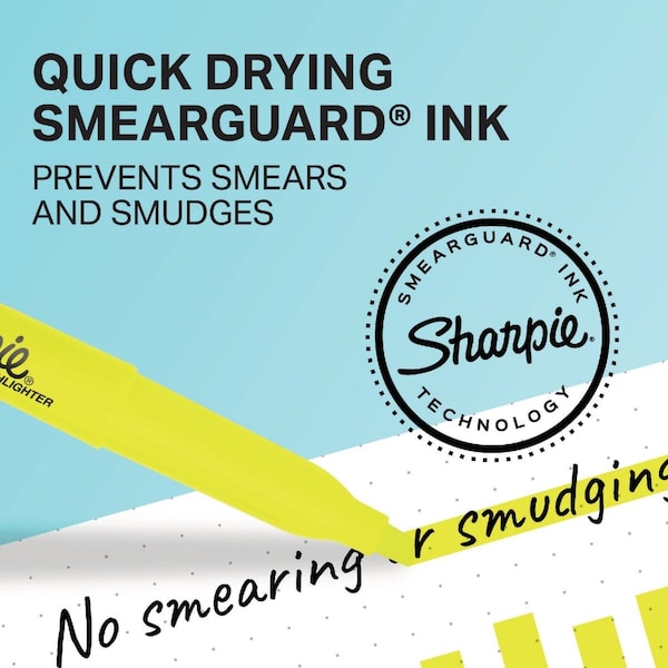 Sharpie Accent Yellow Pocket-Style Highlighter, 2PK 27162PP - main