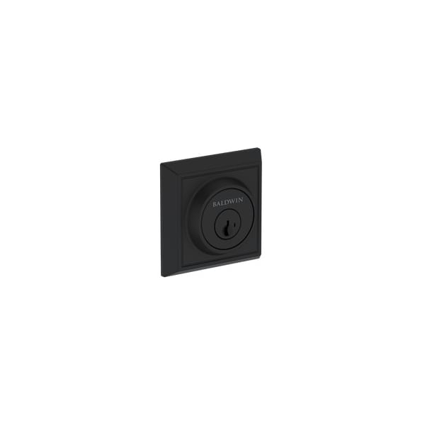 Baldwin Residential Deadbolts Single Cylinder Reversible Satin Black SCCHD190SMC - main