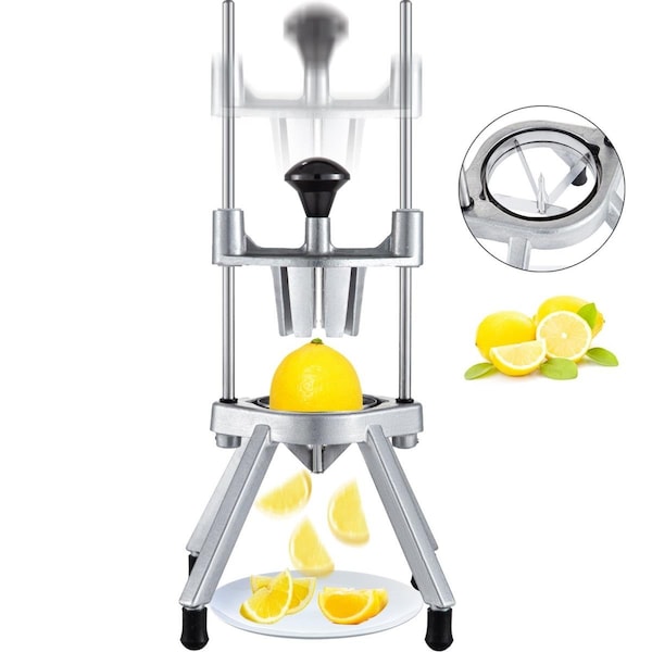 Vevor 4-Section Commercial Easy Wedger Stainless Steel Blade Fruit Lime Slicer SGQKJ4B0000000001V0 - main
