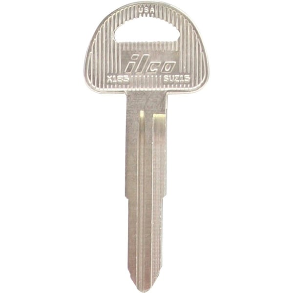 Ilco Suzuki Nickel Plated Automotive Key SUZ15 / X185, 10PK IAF01219002 - main