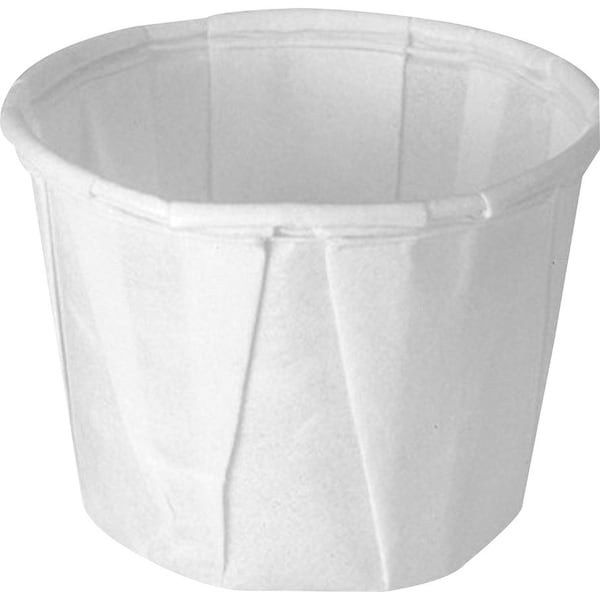 Dart Paper Portion Cups, .5oz, White, 20PK 050 - main