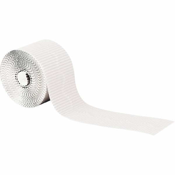Bordette Decorative Border, White, 2.25in x 50ft, PK6 P0037016 - main