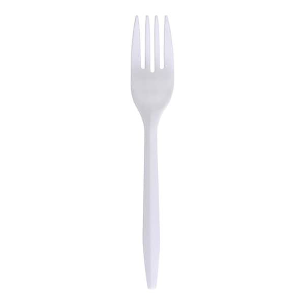 Empress Medium Weight Fork Polypro White Dense Pack, 1000PK E175001 - main